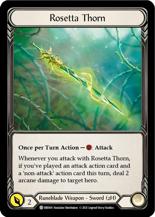Image for Rosetta Thorn (BRI004) (Blitz Deck: Tales of Aria - Briar) - Flesh and Blood TCG