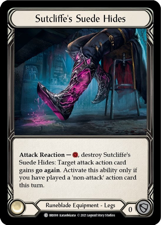 Image for Sutcliffe's Suede Hides (BRI008) (Blitz Deck: Tales of Aria - Briar) - Flesh and Blood TCG
