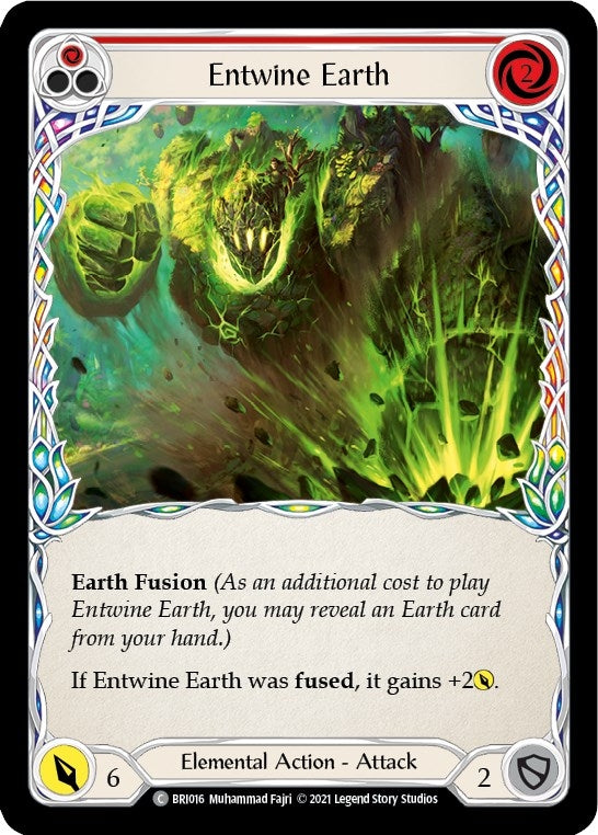 Image for Entwine Earth (Red) (BRI016) (Blitz Deck: Tales of Aria - Briar) - Flesh and Blood TCG
