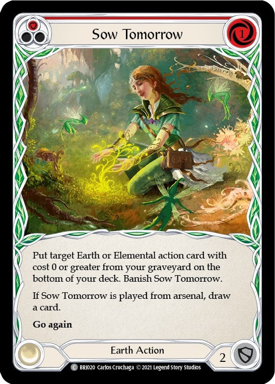 Image for Sow Tomorrow (Red) (BRI020) (Blitz Deck: Tales of Aria - Briar) - Flesh and Blood TCG