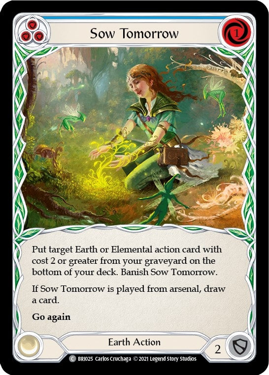 Image for Sow Tomorrow (Blue) (BRI025) (Blitz Deck: Tales of Aria - Briar) - Flesh and Blood TCG