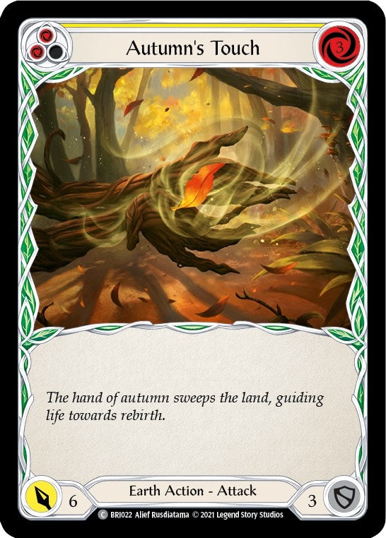Image for Autumn's Touch (Yellow) (BRI022) (Blitz Deck: Tales of Aria - Briar) - Flesh and Blood TCG
