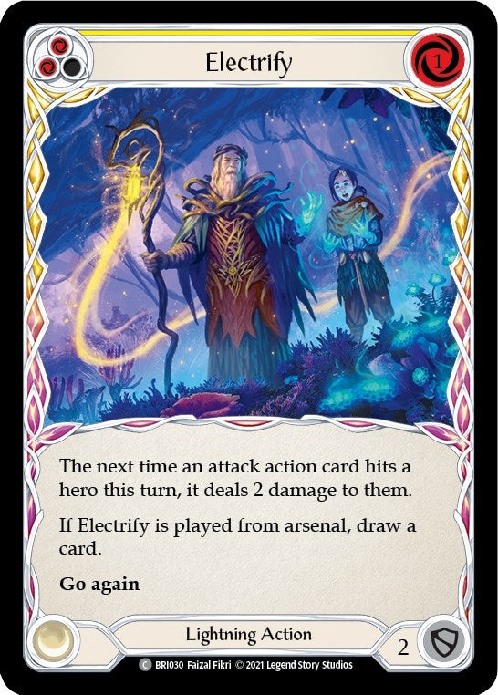 Image for Electrify (Yellow) (BRI030) (Blitz Deck: Tales of Aria - Briar) - Flesh and Blood TCG
