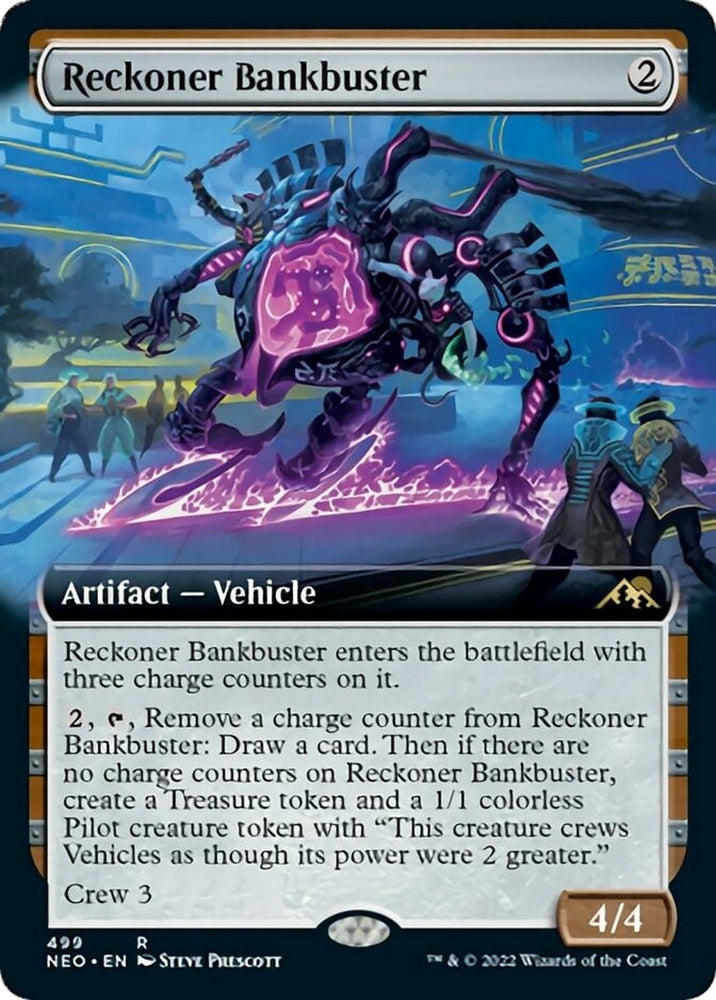 Image for Reckoner Bankbuster (Extended Art) (499) [Kamigawa: Neon Dynasty]