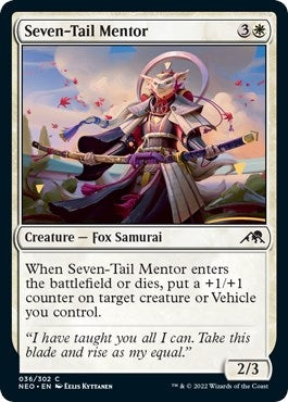 Image for Seven-Tail Mentor (36) [Kamigawa: Neon Dynasty]