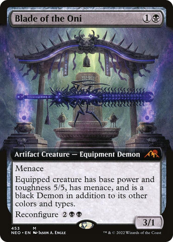 Image for Blade of the Oni (Extended Art) (453) [Kamigawa: Neon Dynasty]