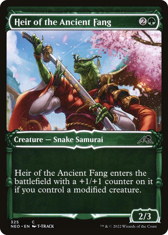 Image for Heir of the Ancient Fang (Showcase) (325) [Kamigawa: Neon Dynasty]