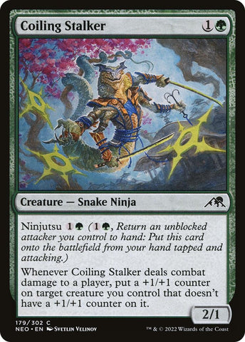 Image for Coiling Stalker (179) [Kamigawa: Neon Dynasty]
