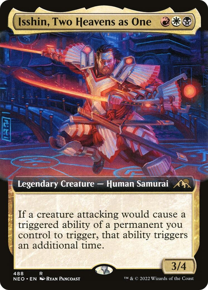 Image for Isshin, Two Heavens as One (Extended Art) (488) [Kamigawa: Neon Dynasty]