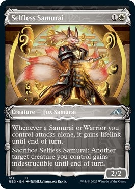 Image for Selfless Samurai (Showcase) (312) [Kamigawa: Neon Dynasty]