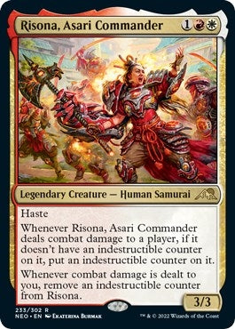 Image for Risona, Asari Commander (233) [Kamigawa: Neon Dynasty]