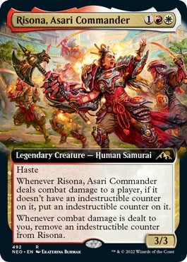 Image for Risona, Asari Commander (Extended Art) (492) [Kamigawa: Neon Dynasty]