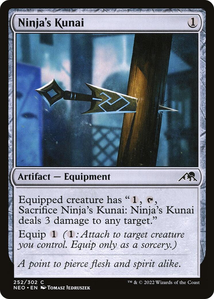 Image for Ninja's Kunai (252) [Kamigawa: Neon Dynasty]