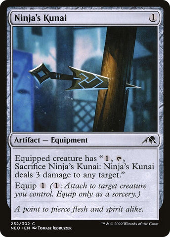 Image for Ninja's Kunai (252) [Kamigawa: Neon Dynasty]