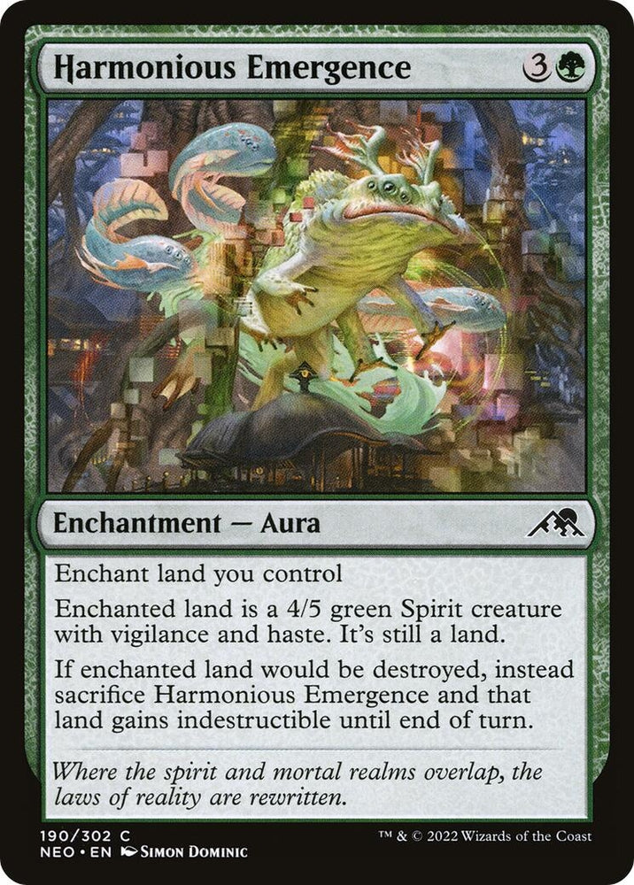 Image for Harmonious Emergence (190) [Kamigawa: Neon Dynasty]