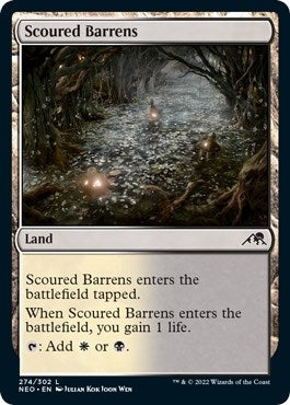 Image for Scoured Barrens (274) [Kamigawa: Neon Dynasty]