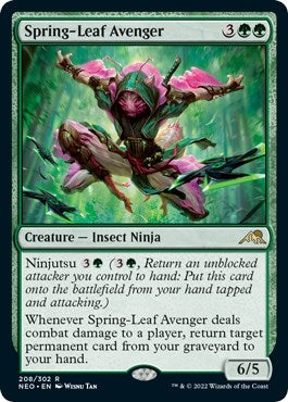 Image for Spring-Leaf Avenger (208) [Kamigawa: Neon Dynasty]