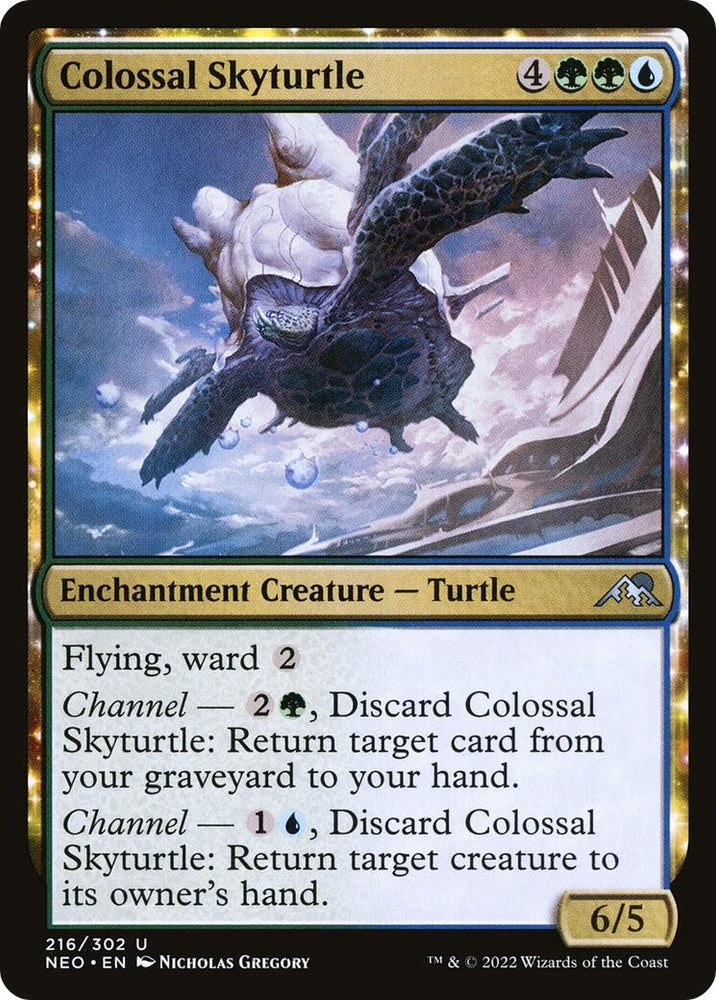 Image for Colossal Skyturtle (216) [Kamigawa: Neon Dynasty]