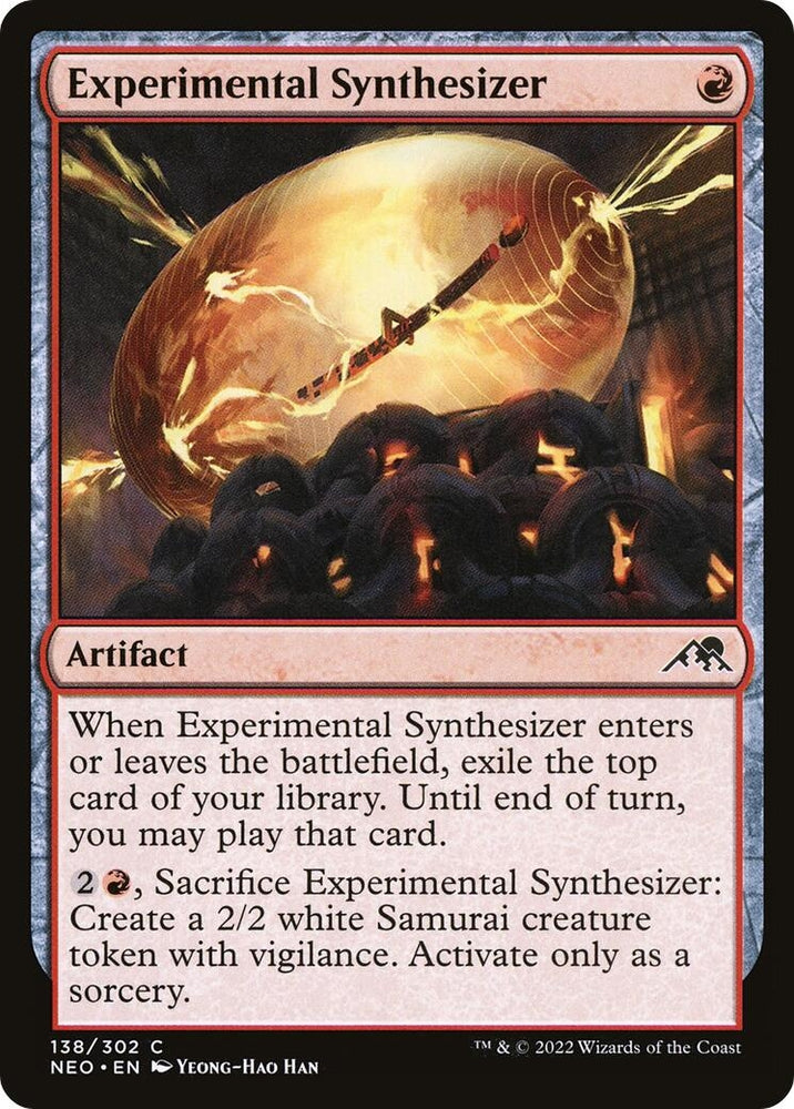 Image for Experimental Synthesizer (138) [Kamigawa: Neon Dynasty]