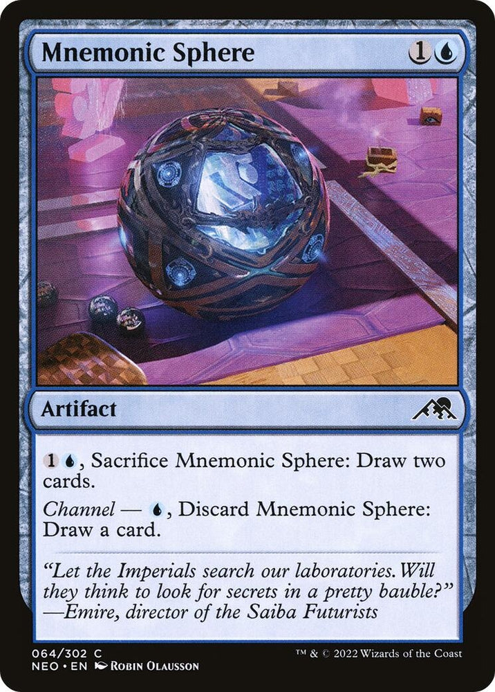 Image for Mnemonic Sphere (64) [Kamigawa: Neon Dynasty]