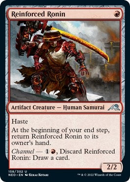 Image for Reinforced Ronin (158) [Kamigawa: Neon Dynasty]