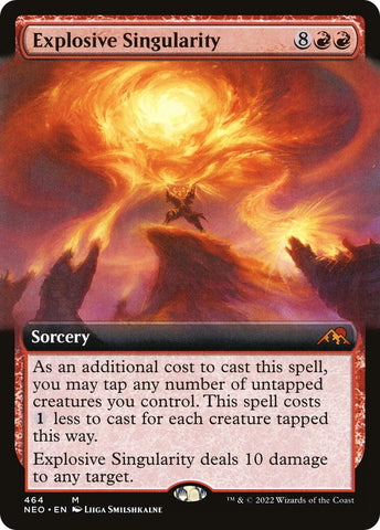 Image for Explosive Singularity (Extended Art) (464) [Kamigawa: Neon Dynasty]