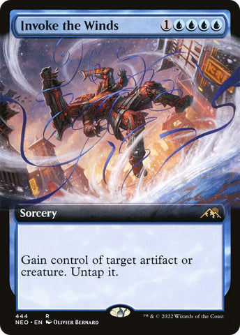 Image for Invoke the Winds (Extended Art) (444) [Kamigawa: Neon Dynasty]