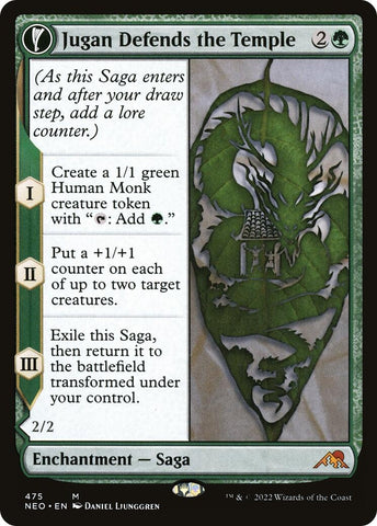 Image for Jugan Defends the Temple (Extended Art) (475) [Kamigawa: Neon Dynasty]