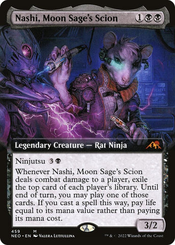 Image for Nashi, Moon Sage's Scion (Extended Art) (459) [Kamigawa: Neon Dynasty]