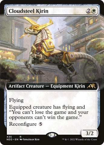 Image for Cloudsteel Kirin (Extended Art) (435) [Kamigawa: Neon Dynasty]