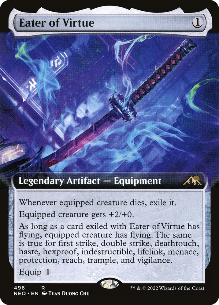 Image for Eater of Virtue (Extended Art) (496) [Kamigawa: Neon Dynasty]