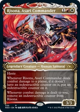Image for Risona, Asari Commander (Showcase) (330) [Kamigawa: Neon Dynasty]