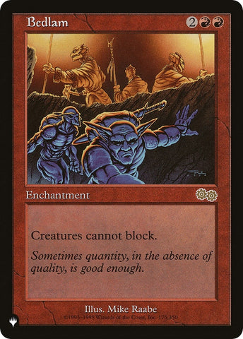 Image for Bedlam (175) [The List Reprints]