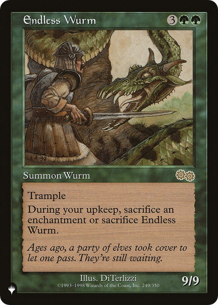 Image for Endless Wurm (249) [The List Reprints]