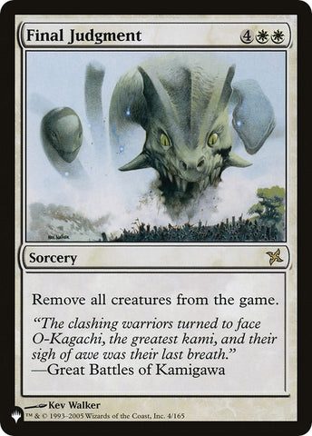 Image for Final Judgment (4) [The List Reprints]