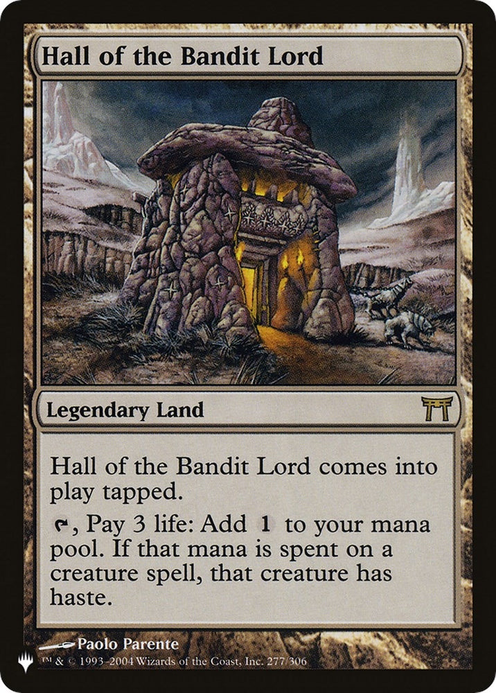 Image for Hall of the Bandit Lord (277) [The List Reprints]