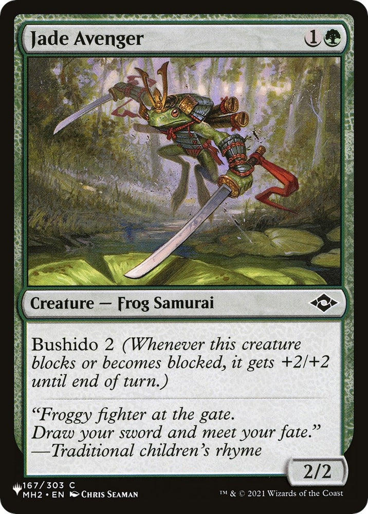 Image for Jade Avenger (167) [The List Reprints]