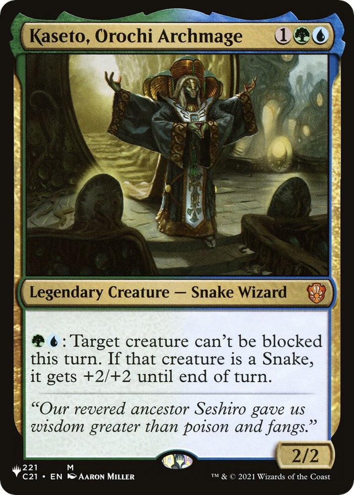 Image for Kaseto, Orochi Archmage (221) [The List Reprints]