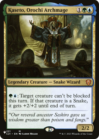Image for Kaseto, Orochi Archmage (221) [The List Reprints]