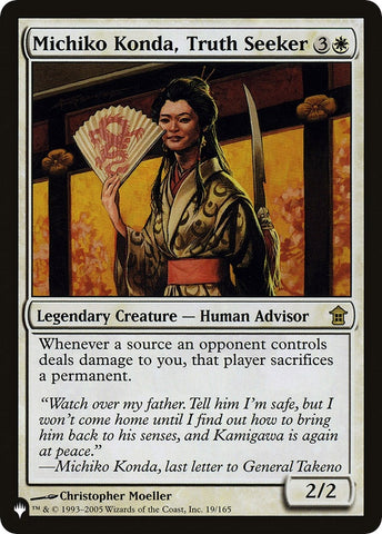 Image for Michiko Konda, Truth Seeker (19) [The List Reprints]