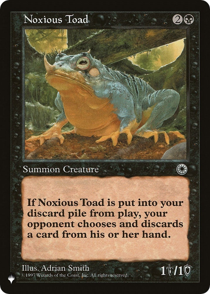 Image for Noxious Toad [The List Reprints]