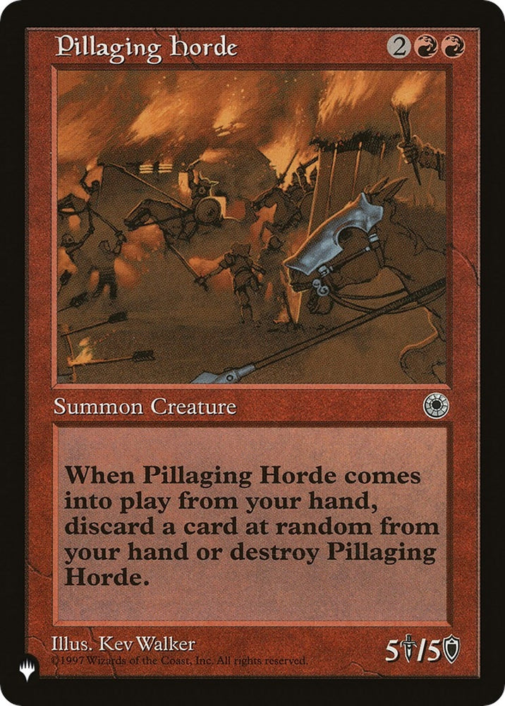 Image for Pillaging Horde [The List Reprints]