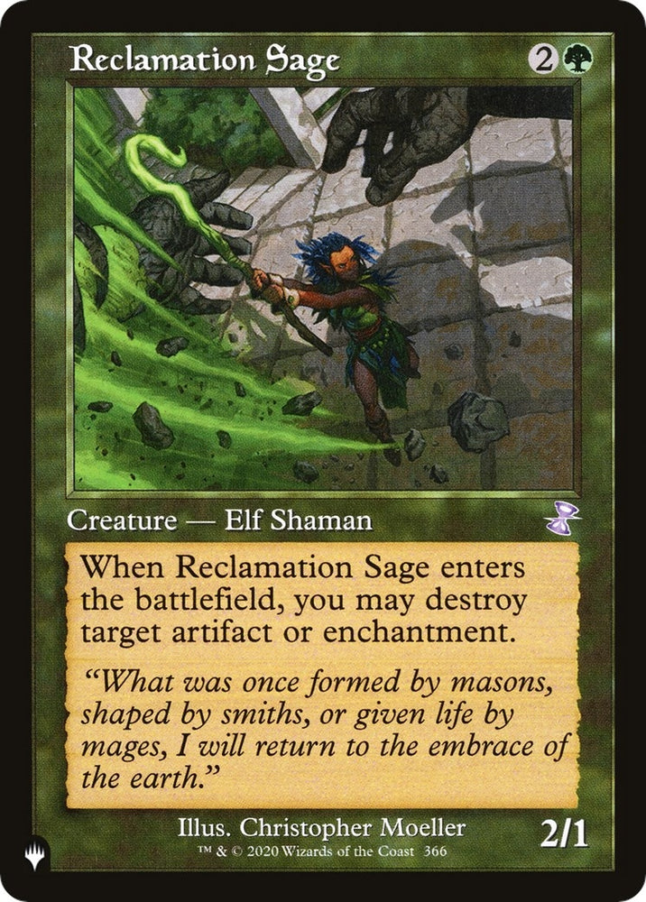 Image for Reclamation Sage (366) [The List Reprints]