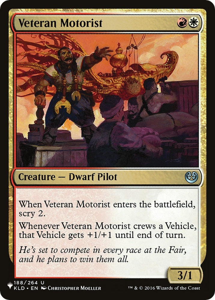 Image for Veteran Motorist (188) [The List Reprints]