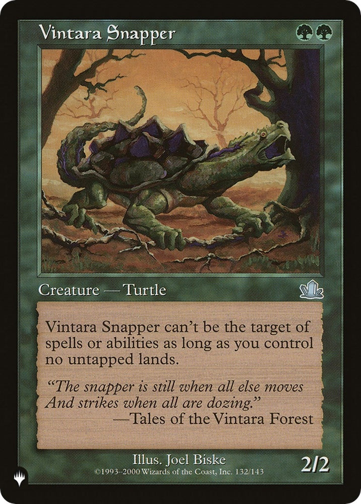 Image for Vintara Snapper (132) [The List Reprints]