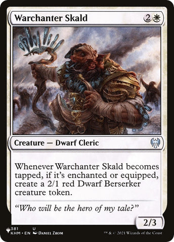 Image for Warchanter Skald (381) [The List Reprints]