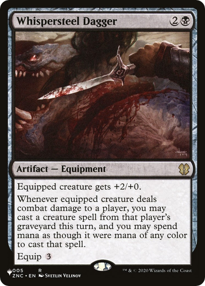 Image for Whispersteel Dagger (5) [The List Reprints]