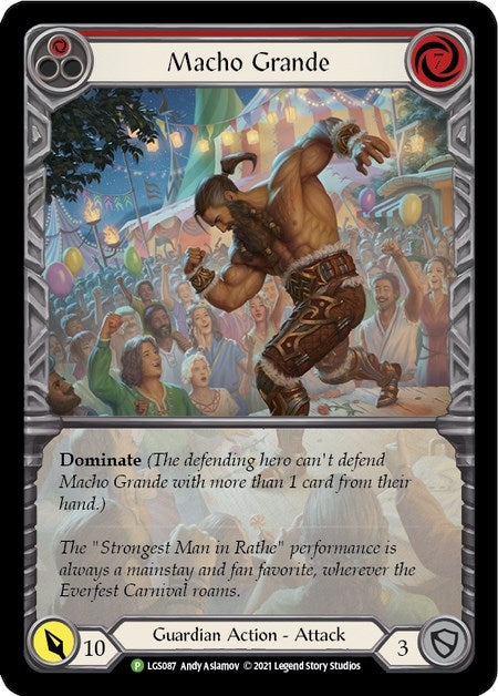 Image for Macho Grande (Red) - LGS087 (LGS087) (Flesh and Blood: Promo Cards) - Flesh and Blood TCG