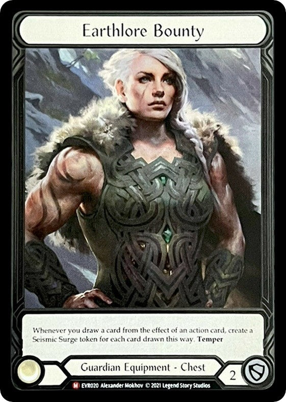 Image for Earthlore Bounty (Extended Art) (EVR020) (Everfest) - Flesh and Blood TCG