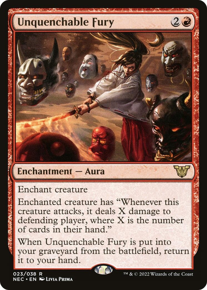 Image for Unquenchable Fury (23) [Commander: Kamigawa: Neon Dynasty]